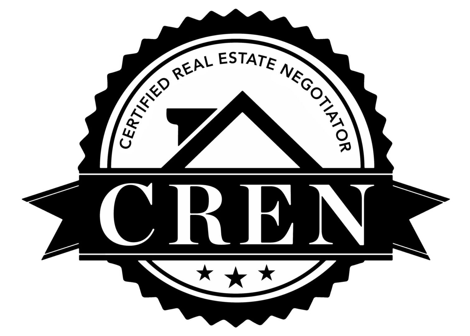 Cren real estate negotiator logo.