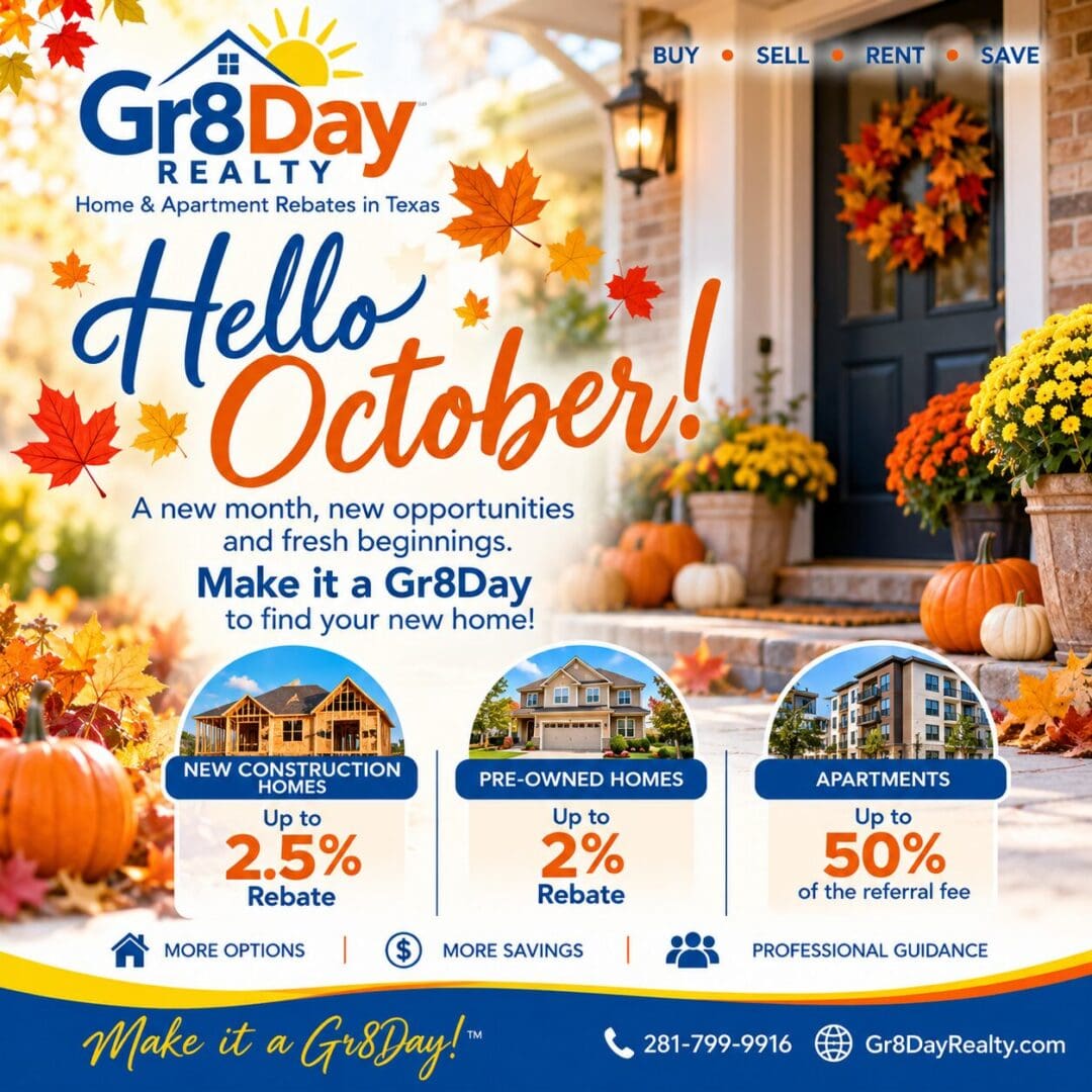Hello October Gr8Day Realty Rebate Guide