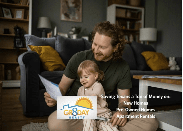 Father reading with toddler on living room floor