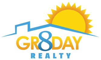A logo of gr 8 days realty